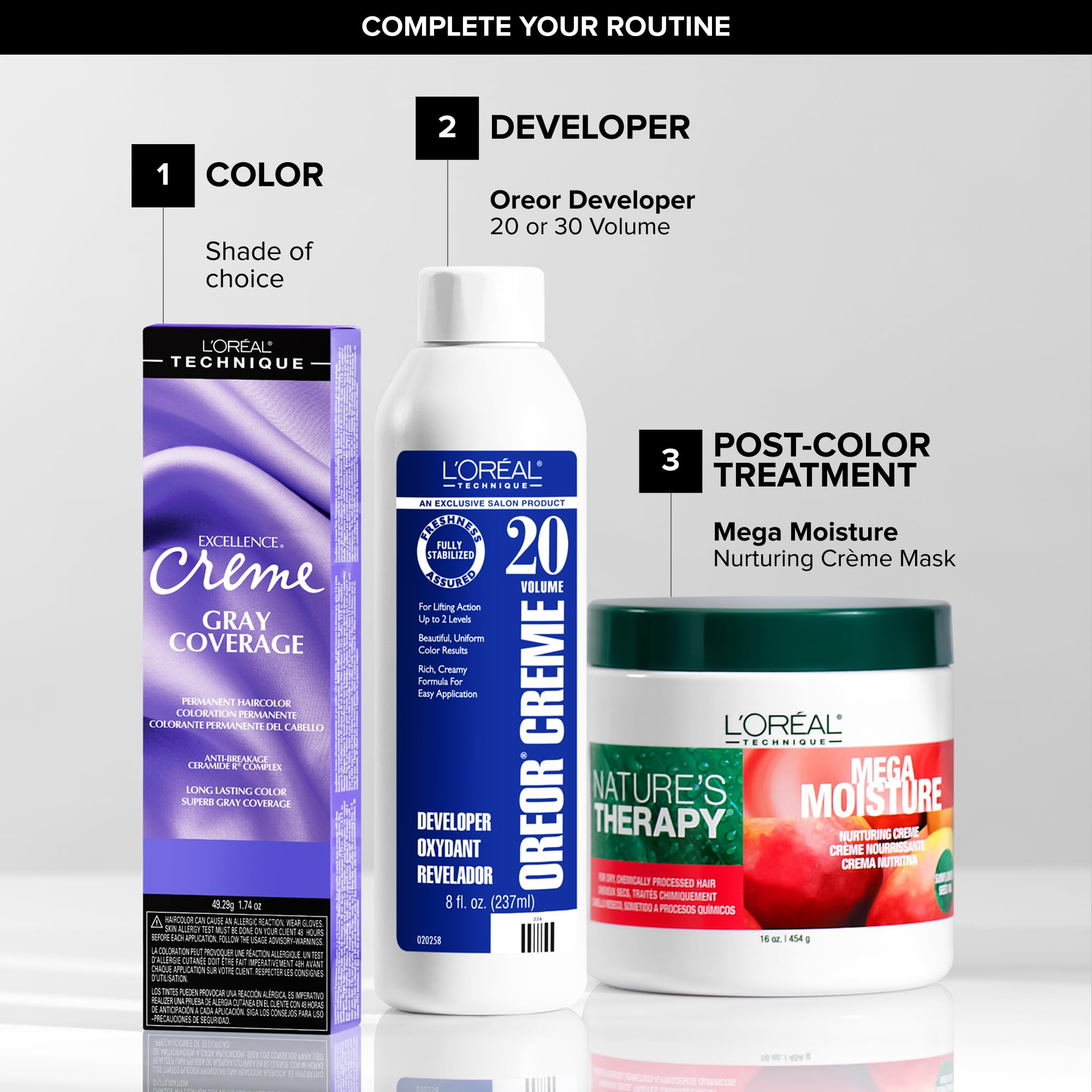 L'Oreal Oreor 30 Volume Creme Developer, 16 Ounce : Amazon.ca